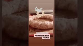 Turkish bread simitturkish turkishstreetstylebread [upl. by Teriann]