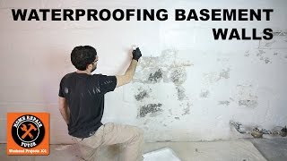 Waterproofing Basement Walls with DRYLOK® Paint  by Home Repair Tutor [upl. by Ettevy]