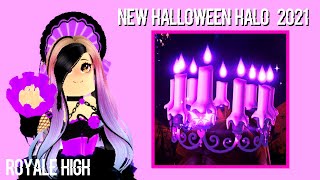 Royale High  NEW Halloween Halo 2021 [upl. by Auqinahs798]