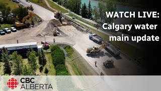 Calgary officials provide update on water main break  June 28 [upl. by Blount]