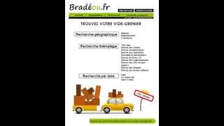 Bradéou agenda et réservation pour les videgreniers braderies brocantes [upl. by Nwad535]