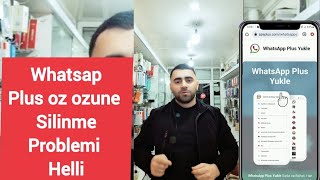 yeni versiya whatsapp plus yuklewhatsapp plus telefondan silindi geri getirme [upl. by Ahsatsan]