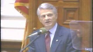 Zell Miller Speech about GA PreK in 1998 [upl. by Adnalor]