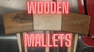 Making beautiful Maple and Walnut Joiners Mallets [upl. by Gee]