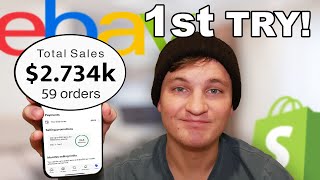 I Made 273415 My FIRST 2 Weeks eBay Dropshipping No Money For Ads [upl. by Monika634]