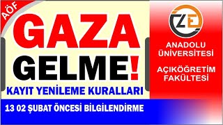 AÖF Bahar Dönemi Ders Seçimi Harç Ödeme Alttan Üstten Ders Alma Nasıl Yapılır [upl. by Hellah551]