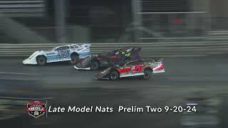 Late Model Knoxville Nationals Night 2 Highlights  September 20 2024 [upl. by Brey]