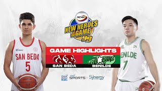 NCAA 99 Mens San Beda vs Benilde Highlights  NCAA Season 99 [upl. by Kumagai]