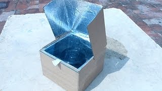 How to make a simple solar cooker to understand the use of solar energy [upl. by Miquela]