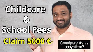 Childcare Costs amp School Fees in Tax Return  Kinderbetreuungskosten in English [upl. by Ennaul]