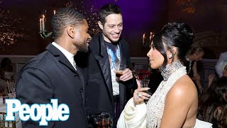 Exes Kim Kardashian and Pete Davidson Have Friendly Runin at 2023 Met Gala  PEOPLE [upl. by Aihcats]