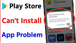 Cant install App In Play Store Problem Solve  Cant Install App Send Feedback [upl. by Ellimahs]