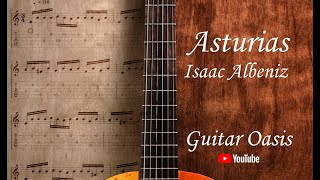 Asturias  Isaac Albeniz Solo  Guitar Tab [upl. by Ahsilla78]