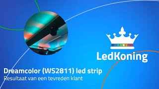 Dreamcolor WS2811 led strips in beeld [upl. by Ahsenahs182]