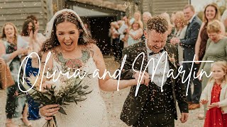 Stretton Manor Barn Wedding Photography  Olivia and Martin [upl. by Aissatan]