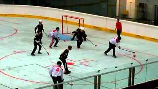 2010 World Broomball Championships Warmup  Mens Australia [upl. by Angi]