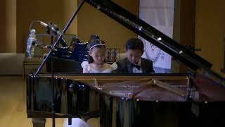 A Rubinstein Melody in F piano duo  Naomi amp Noah Tsukakoshi [upl. by Ttenneb]