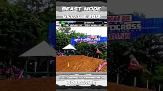 Eli Tomac Going Beast Mode Millville Motocross 2013 elitomac motocross dirtbike [upl. by Ynnos980]