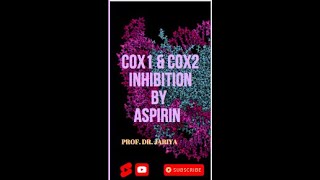 Cyclooxygenase inhibition by aspirin I COX1 amp COX2 I Prof Dr Jariya [upl. by Koal364]