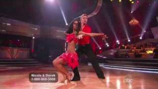 Nicole Scherzinger e Derek Hough Samba  Dancing With The Stars [upl. by Cordier]