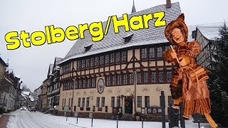 HARZ  🏰☃️😎Märchenhaftes StolbergHarz🌲☃🌣im WinterUrlaub im Harz SachsenAnhaltSehenswürdigkeiten [upl. by Buzz]