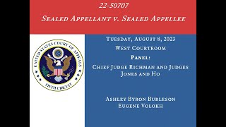 2250707 Sealed Appellant v Sealed Appellee August 8 2023 [upl. by Imef883]