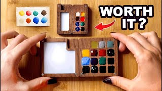 TINY Watercolor Palette Review Worth It or Nah [upl. by Attenra]