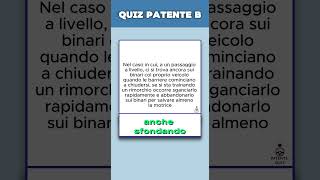 Quiz ufficiale per la patente B perte patente [upl. by Atwahs438]