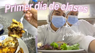 Primer día de clases de cocina   Estudiante de Gastronmía [upl. by Aenahs357]