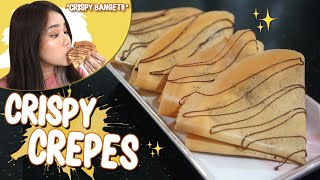 BIKIN CRISPY CREPES SUPER GAMPANG DAN ENAK [upl. by Anirtac]