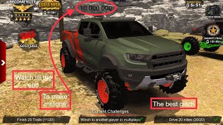 3 best money glitches ￼in offroad outlaws ￼offroadoutlaws [upl. by Annaj]