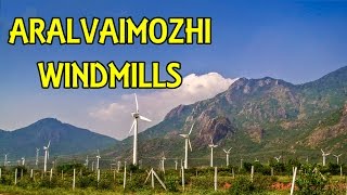 Aralvaimozhi Windmills One of the Largest wind farm in the world [upl. by Bat]