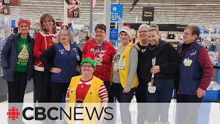 Ontario blizzard forces shoppers to spend the night in Walmart [upl. by Oneill]