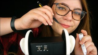 Measuring Marking amp Adjusting Your Ears Up Close Ear Sounds Ear Touching ✨️ ASMR Roleplay [upl. by Ellynad]