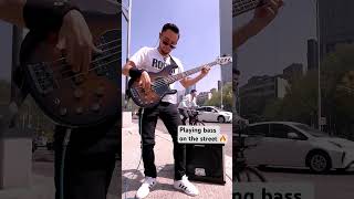 Cory Wong Lunchtime  Bass Cover  Tiago Andree bass bassist bassboosted tiagoandree street [upl. by Mars684]