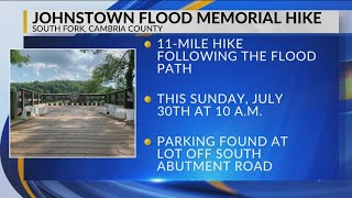 Johnstown Flood National Memorial hosting hike through path of the flood [upl. by Acinaj]