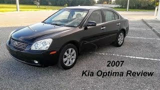 2007 Kia Optima EX Review  Sedan Review [upl. by Cartwell509]