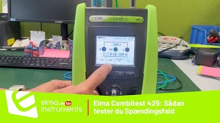 Spændingsfaldstest med Combitest 425 og Macrotest G3 [upl. by Karia130]