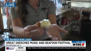 WTOC Hometown Tour Great Ogeechee Music and Seafood Festival [upl. by Ayotol235]