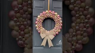 DIY Christmas Wreath diychristmasdecoration diychristmasornaments diychristmasdecor [upl. by Noyr]