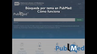 Búsqueda por tema en PubMed Cómo funciona [upl. by Ayikat]