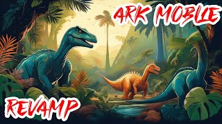 ARK MOBILE REVAMP  Early gameplay by the developers upcoming game in December [upl. by Assenej]