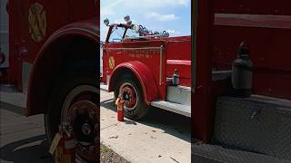 Westminster Vol Fire Dept RETIRED Engine 31 idling while flowing water at the 48th PPP 71324 [upl. by Ardnoed608]