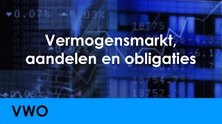 Vermogensmarkt aandelen en obligaties  Economie voor vwo  Vraag en Aanbod [upl. by Hellah631]