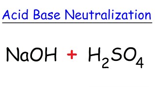 Sodium Hydroxide  Sulfuric Acid  Acid Base Neutralization Reaction [upl. by Ahgiel]