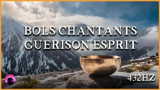 3H de GUERISON ESPRIT avec BOLS CHANTANTS et vent  432Hz  méditation amp relaxation [upl. by Nuawad120]