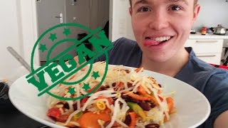 Vegane Rezepte 6  VEGANE Wok Pfanne  Rezeptvideo [upl. by Innaig]