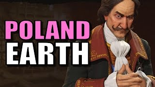 Civ 6 Poland Gameplay True Start Earth Location Map Let’s Play Civilization 6 Poland  Part 9 [upl. by Bendicta]