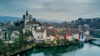 Laufenburg by Drone  December 2016 [upl. by Kersten]