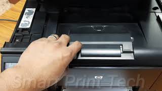 Remove or Replace Toner Cartridges on HP Pro M175a Color Laserjet Printer [upl. by Dorothy]